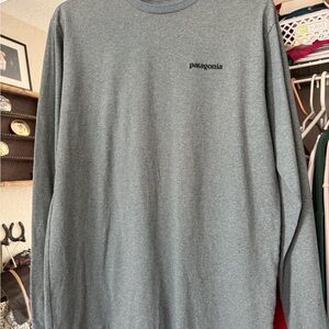 Patagonia Men's Charcoal Long Sleeve Tee